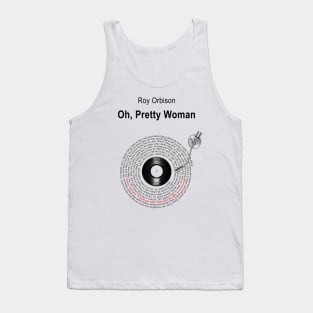 PRETTY WOMAN LYRICS ILLUSTRATIONS Tank Top